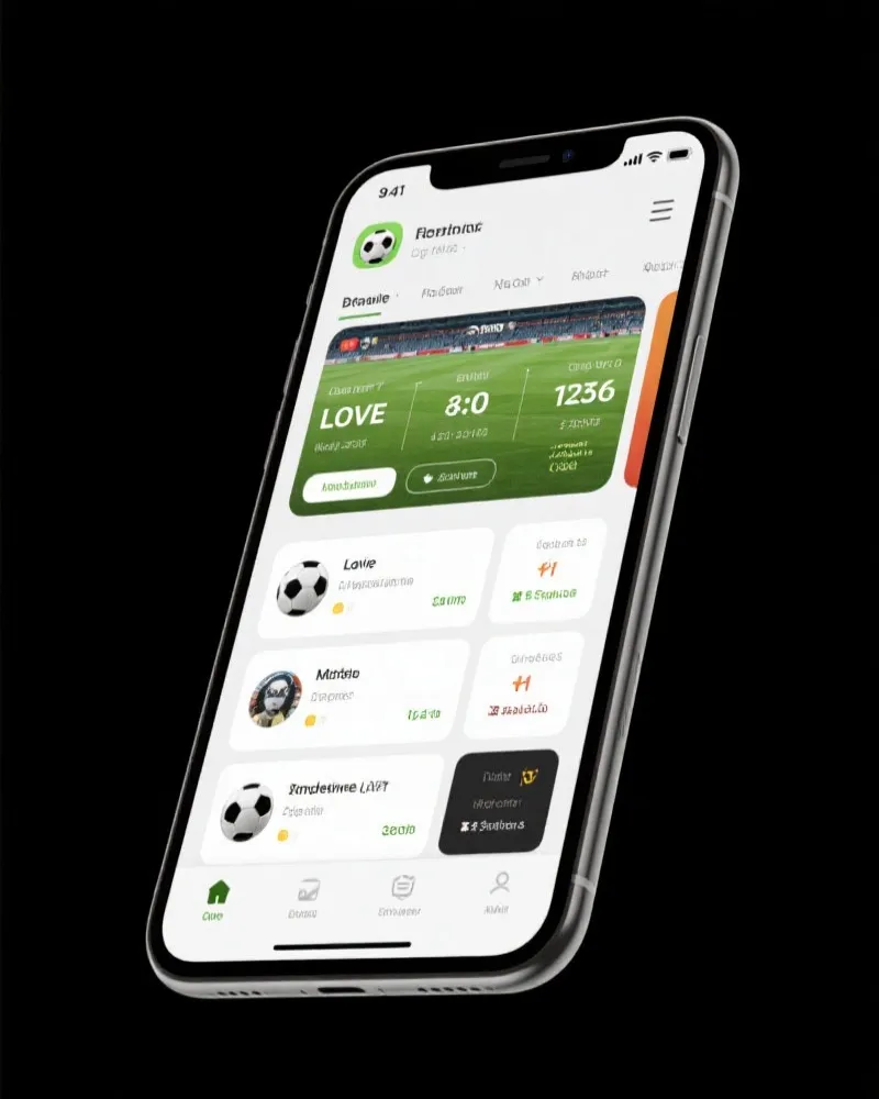 五大联赛官方App界面展示